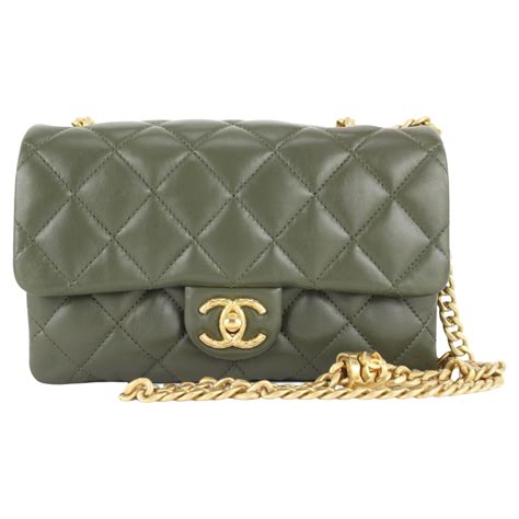 green chanel mini flap bag|Chanel mini flap bag price.